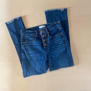 Loft Flare Crop Jeans